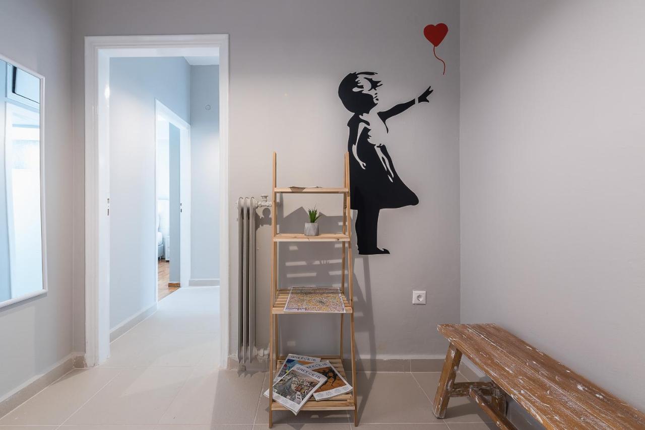 Modern City Apartment By Cloudkeys Athen Eksteriør billede
